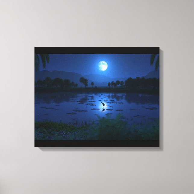 Water is Life (Oasis) Canvas Print (Front)