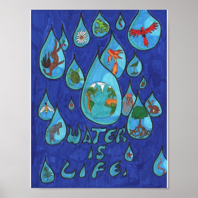 Water is Life Poster (Front)