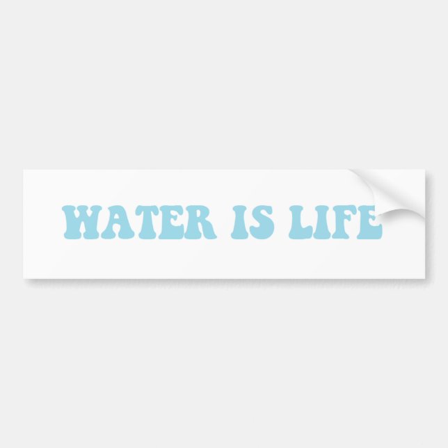 Water is Life sticker (Front)
