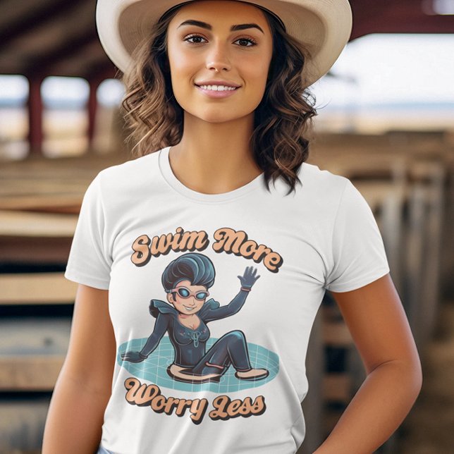 Water Is My Happy Place Drenched Diver T-Shirt (Creator Uploaded)