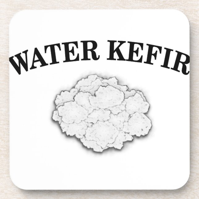 Water Kefir Grains Coaster (Front)