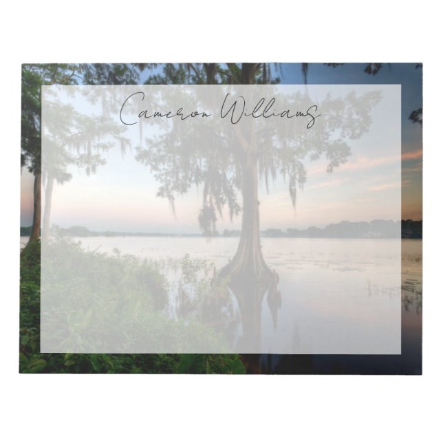 Water | Kraft Azalea Park Maitland Florida Notepad (Front)