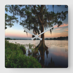 Water Kraft Azalea Park Maitland Florida Square Wall Clock