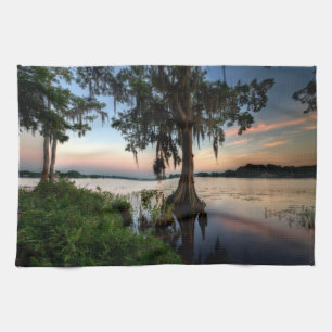 Water   Kraft Azalea Park Maitland Florida Tea Towel
