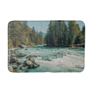 Water Kucherla River, Altai Mountains Bath Mat