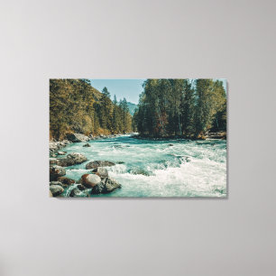 Water Kucherla River, Altai Mountains Canvas Print