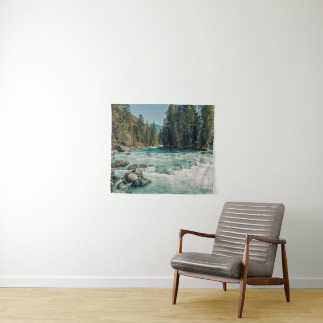 Water | Kucherla River, Altai Mountains Tapestry (In Situ (Horizontal))