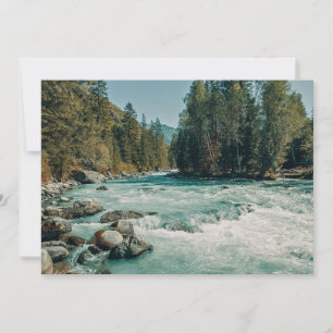 Water   Kucherla River, Altai Mountains Thank You Card