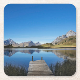 Water   Lai da Vons Switzerland Square Paper Coaster
