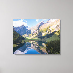 Water   Lake Alpsee Switzerland Canvas Print