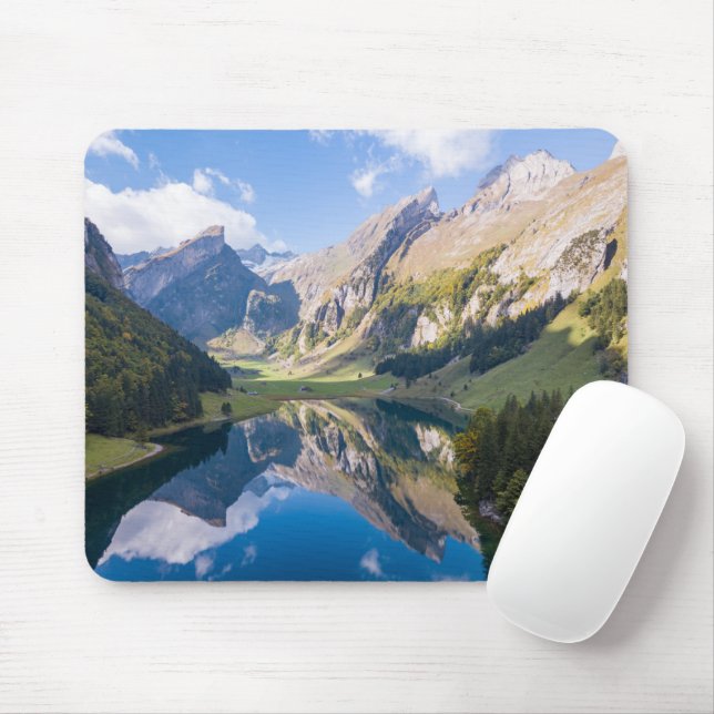 Water | Lake Alpsee Switzerland Mouse Mat (With Mouse)