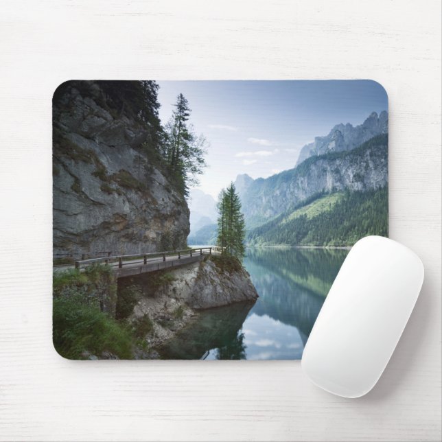 Water | Lake Gosau Salzkammergut Austria Mouse Mat (With Mouse)