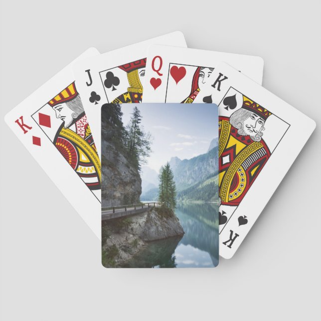 Water | Lake Gosau Salzkammergut Austria Playing Cards (Back)