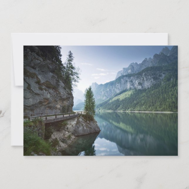 Water | Lake Gosau Salzkammergut Austria Thank You Card (Front)