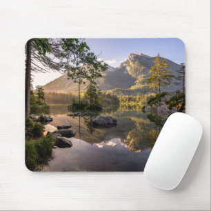 Water Lake Hintersee Berchtesgaden Germany Mouse Mat