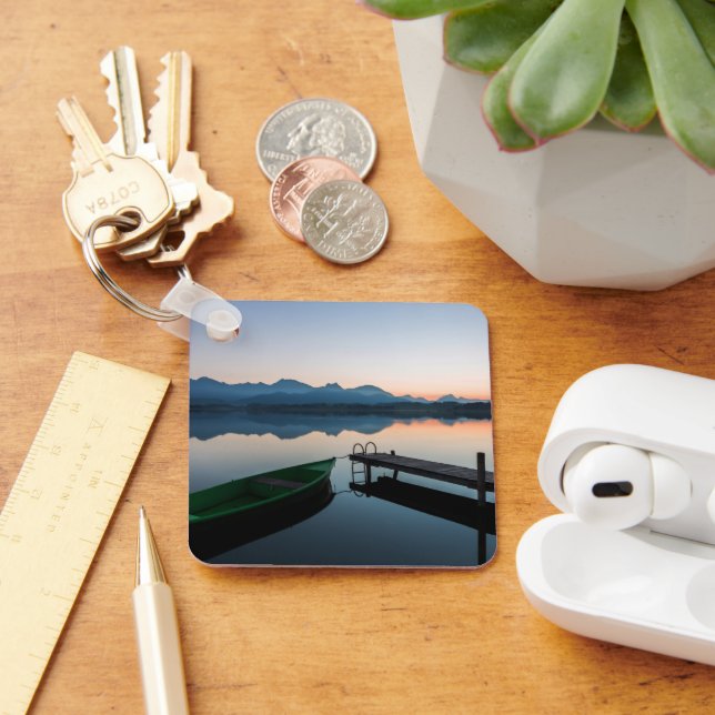 Water | Lake Hopfen Bavarian Alps Germany Key Ring (Desk)