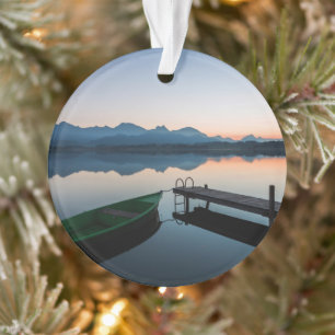 Water Lake Hopfen Bavarian Alps Germany Ornament