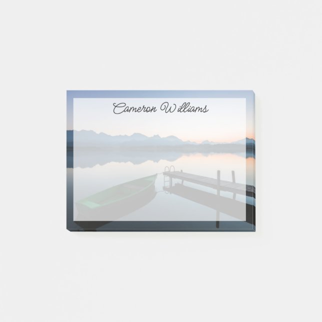 Water | Lake Hopfen Bavarian Alps Germany Post-it Notes (Front)