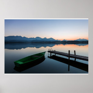 Water   Lake Hopfen Bavarian Alps Germany Poster