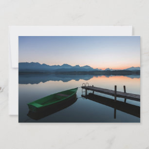 Water   Lake Hopfen Bavarian Alps Germany Thank You Card