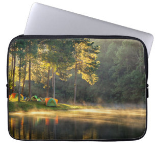 Water   Lake in Meahongson, Thailand Laptop Sleeve