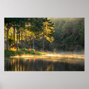 Water Lake in Meahongson, Thailand Poster