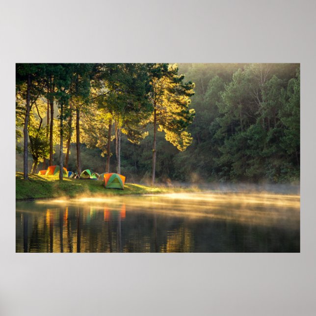 Water | Lake in Meahongson, Thailand Poster (Front)