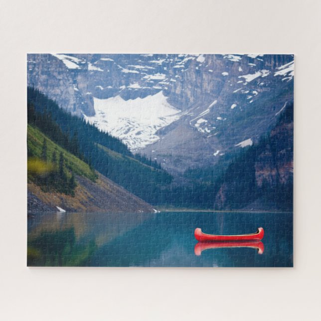 Water | Lake Louise Canadian Rocky Mountains Jigsaw Puzzle (Horizontal)