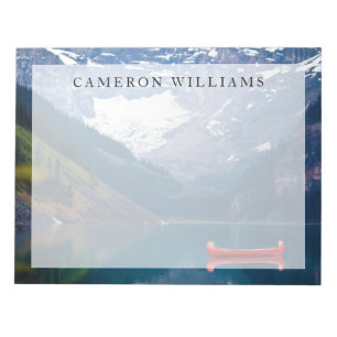 Water Lake Louise Canadian Rocky Mountains Notepad