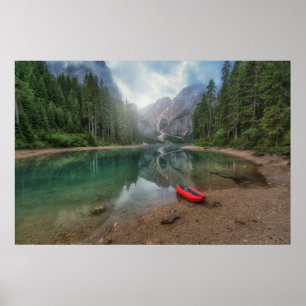 Water   Lake South Tyrol, Italy Poster
