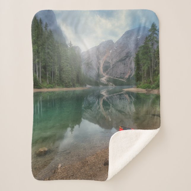 Water | Lake South Tyrol, Italy Sherpa Blanket (Front)