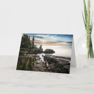 Water Lake Superior Grand Marais, Minnesota Card