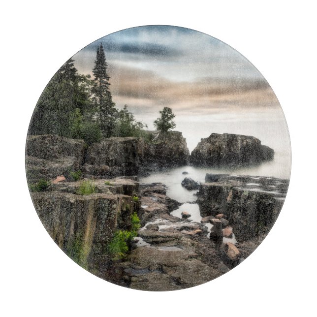 Water | Lake Superior Grand Marais, Minnesota Cutting Board (Front)