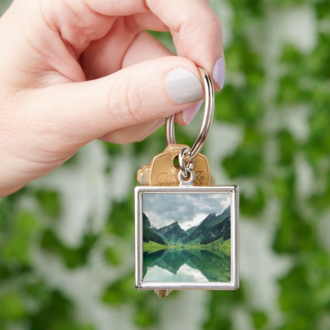 Water | Lake Swiss Alps Key Ring (Hand)