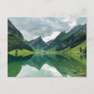 Water   Lake Swiss Alps Postcard