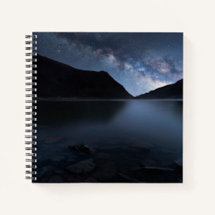 Water Lakeshore at Night Notebook