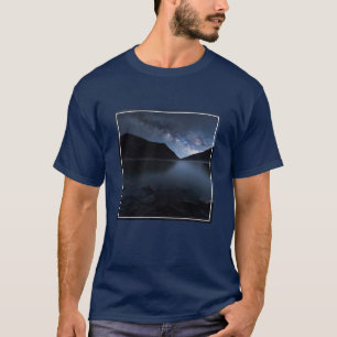 Water   Lakeshore at Night T-Shirt