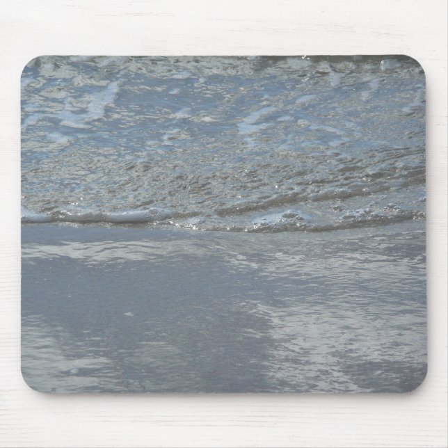 Water Lapping on the Beach Abstract Photography Mouse Mat (Front)