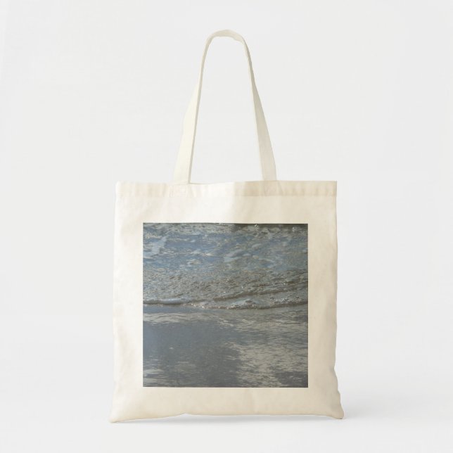 Water Lapping on the Beach Tote Bag (Front)