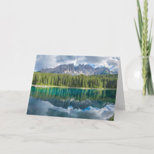 Water Latemar Mountain Range Card