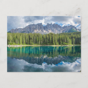 Water   Latemar Mountain Range Postcard