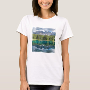 Water   Latemar Mountain Range T-Shirt