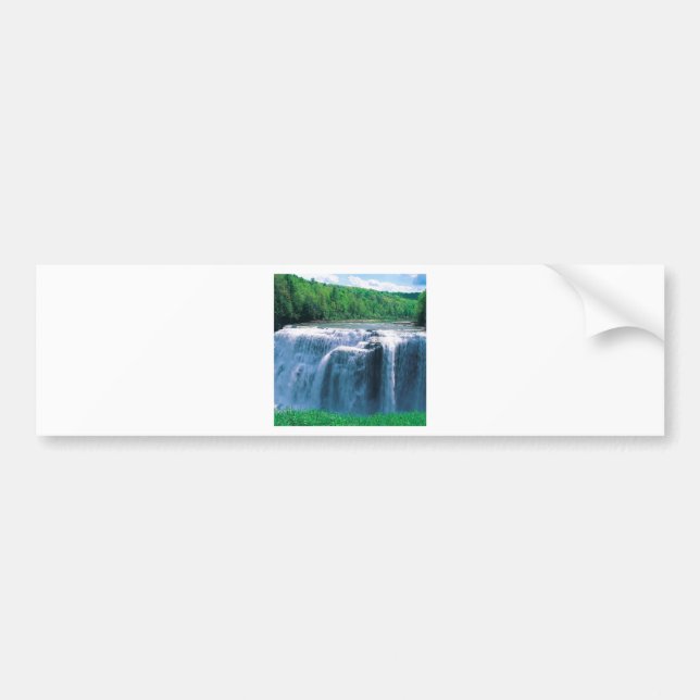 Water Letchworth State Park New York Bumper Sticker (Front)