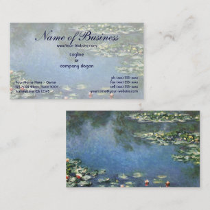 Water Lilies (1906) by Claude Monet Business Card