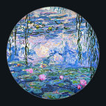 Water Lilies, 1919, by Claude Monet, Magnet<br><div class="desc">Claude Monet's famous Water Lilies,  1919,  painting. Also see matching solid colours,  pinkish-purple and Monet-blue.</div>