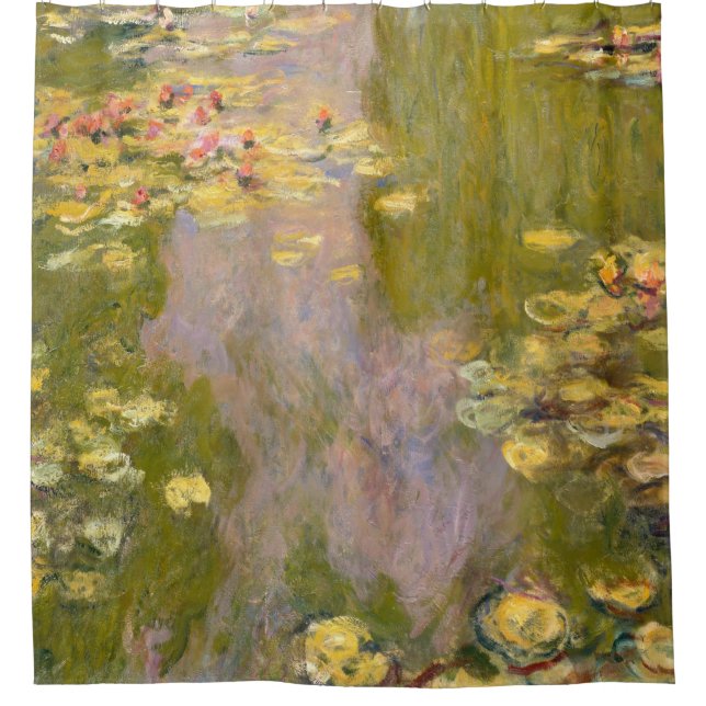 Water Lilies 1919 Claude Monet Shower Curtain (Front)