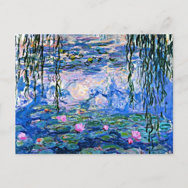 Water Lilies - 1919 Impressionism artwork Postcard (Front)