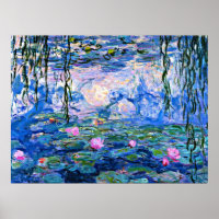 Water Lilies, 1919, painting by Monet