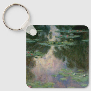 WATER LILIES 1 KEY RING