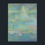 Water Lilies 3 by Claude Monet  Postcard<br><div class="desc">Claude Monet - Masters of Art - Impressionism</div>